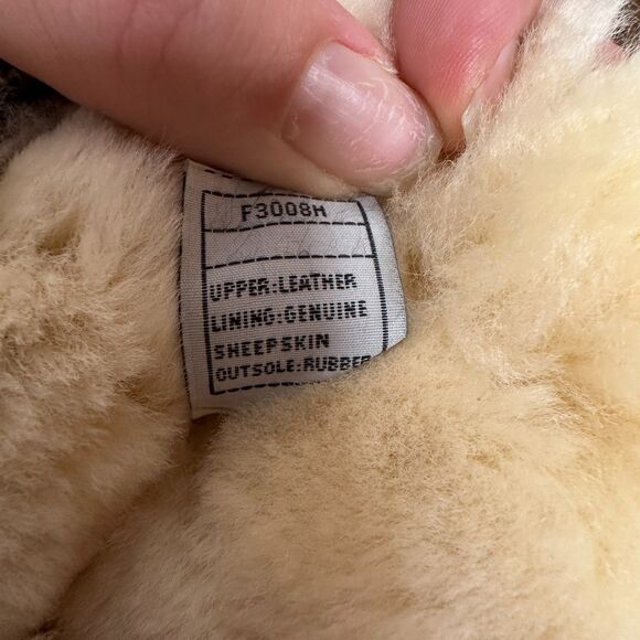 UGG Whitley Tall Brown Suede Boots Lace Up Sheepskin Wool Lining Size 7 Clean - Picture 6 of 9